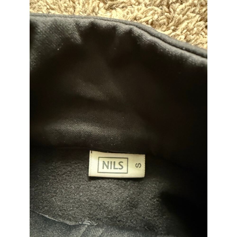 Nils Robin Base Layer Top Size Small Black Fleece… - image 5